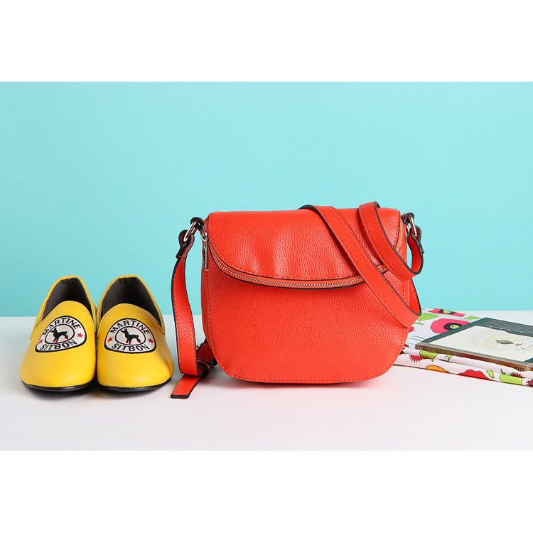 New Long Strap Leather Cute Shoulder Bags For Women Casual Girls Small