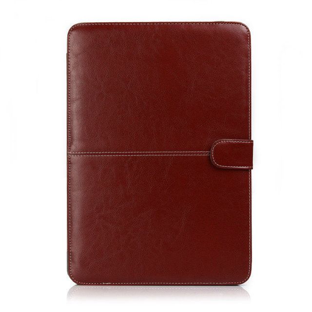 Faux Leather Laptop Folio Book Wallet Cover Case For Apple Macbook Air