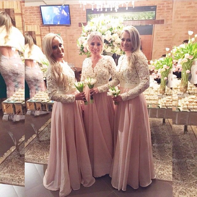 rustic pink bridesmaid dresses