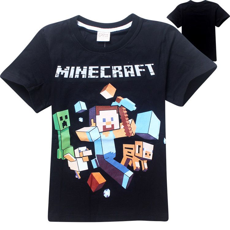 minecraft t-shirt jungen