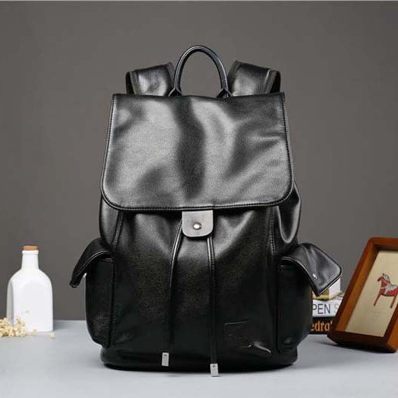 boys leather backpack