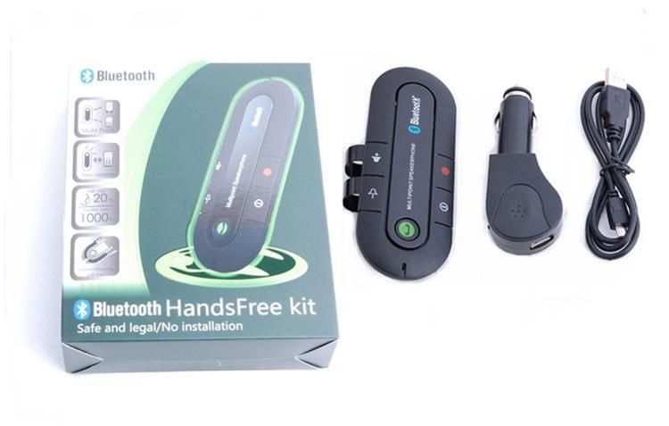 Discount 2014 New Bluetooth Handsfree Car Kit Multipoint Speakerphone
