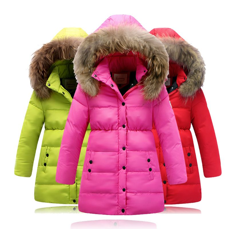 Chaqueta de invierno para niña Chaquetas abrigos Abrigos cálidos bebé pato grueso Chaqueta de abajo