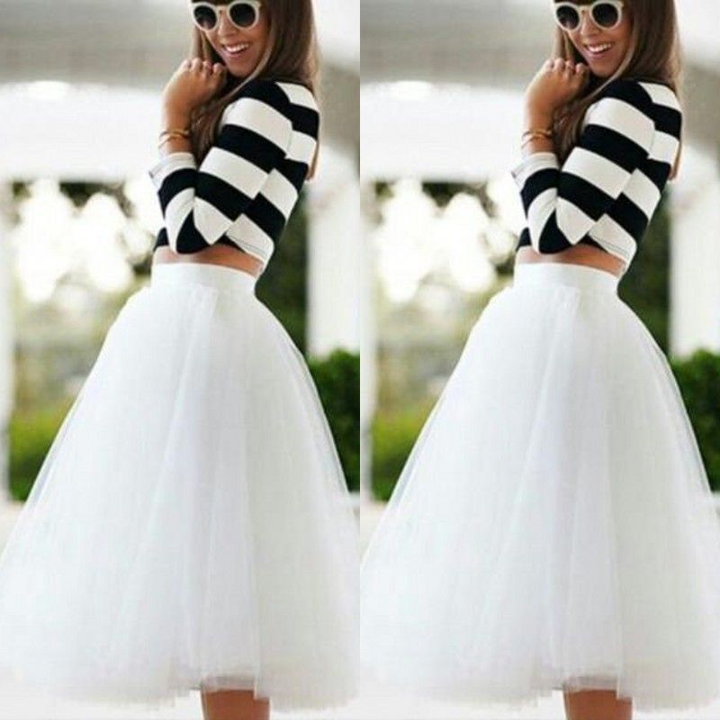long white tutu skirt for adults
