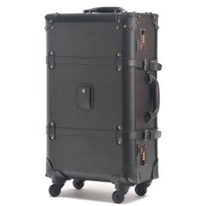 vintage luggage with wheels