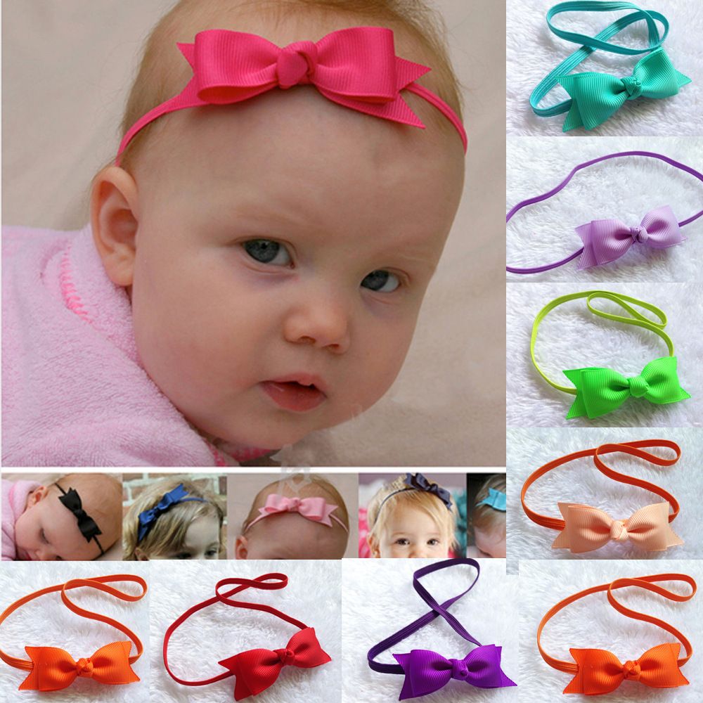 infant headband bows