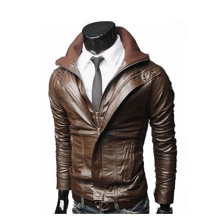 2021 2016 New Motorcycle Jacket Cool Jackets For Men PU Mens Leather