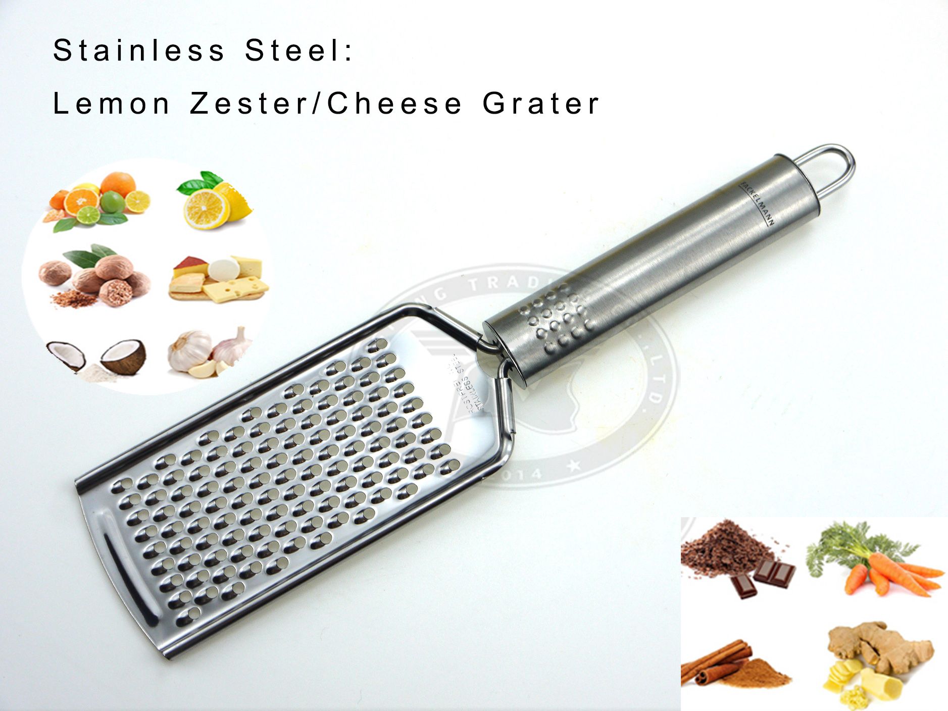 Kitchen Tools Lemon Zester Stainless Steel Cheese Grater With