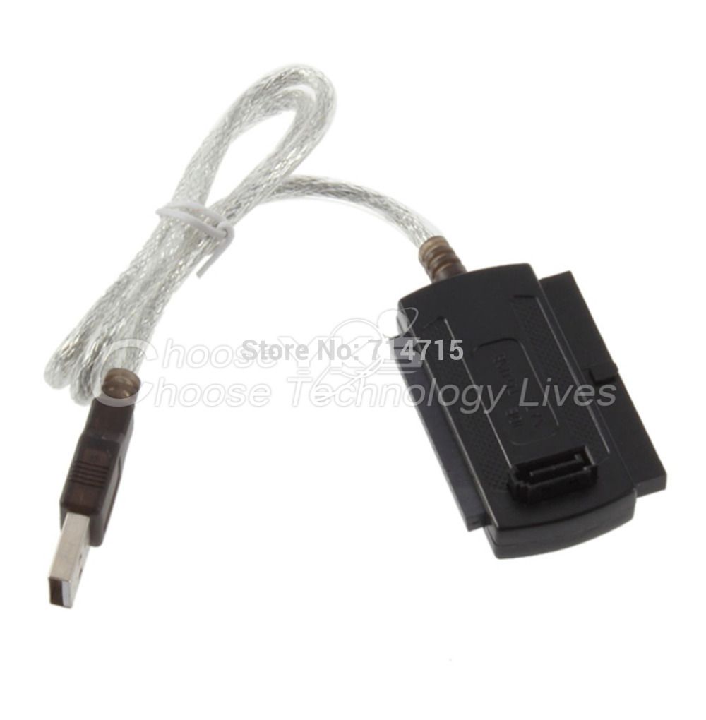 ... New USB 2.0 to IDE SATA 5.25 S-ATA/2.5/3.5 Adapter Cable
