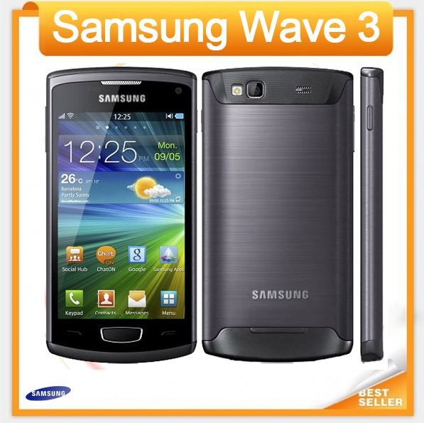 Good Quality Original Samsung S8600 Wave 3 Mobile Phone 5MP Camera 3G