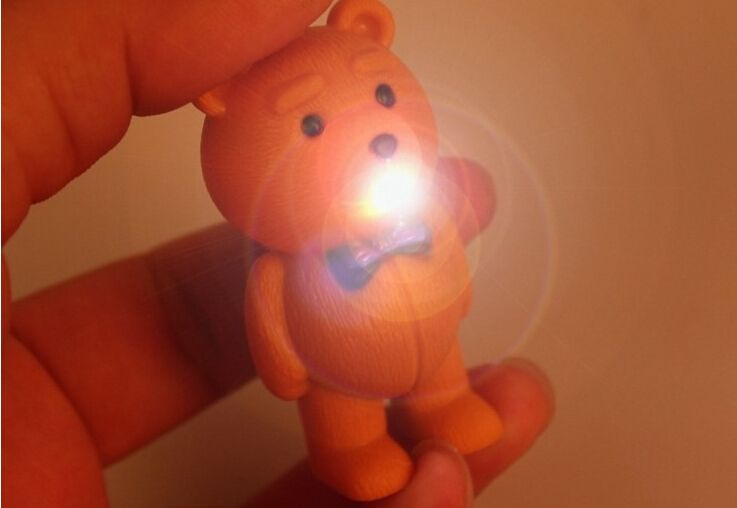 teddy bear with flashlight