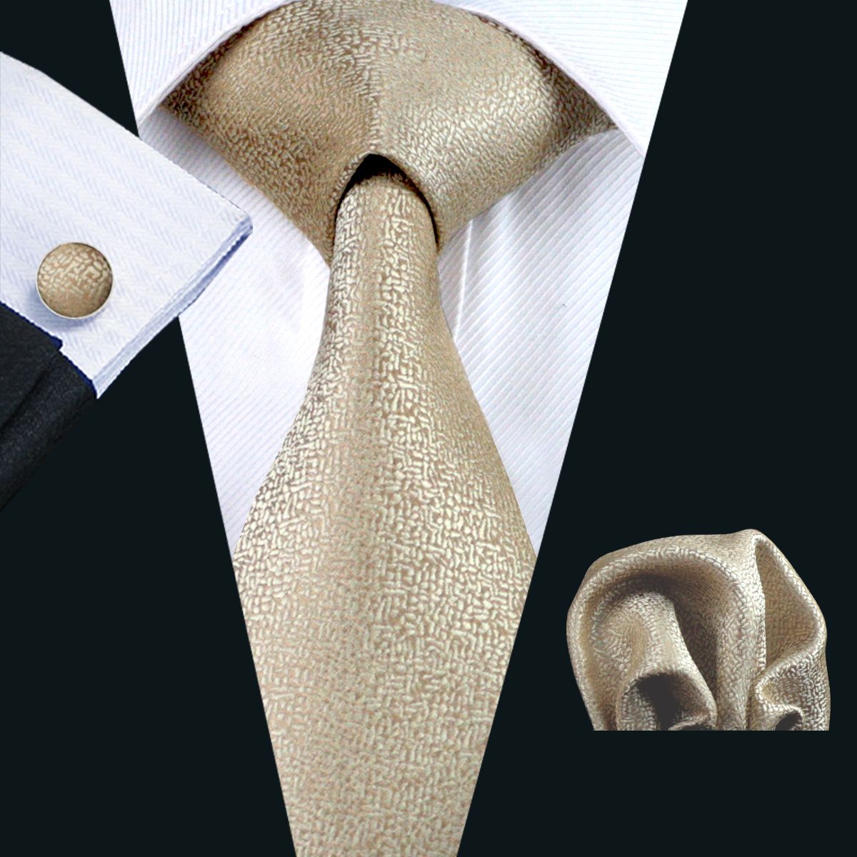 mens gold tie