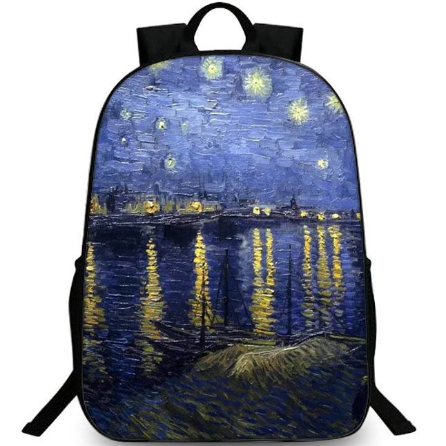 Acquista Notte Stellata Sul Rodano Zainetto Zaino Van Gogh Pittura  Sacchetto Di Scuola Sport Zainetto Tempo Libero Zaino Giornata Allaperto  Pacchetto A 25,24 € Dal Tpx_bag | It.DHgate.Com