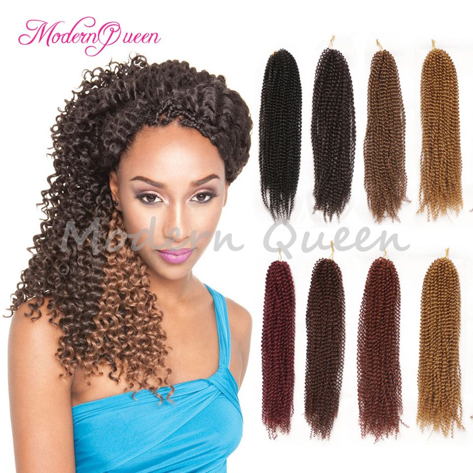 2020 Cheap 20 Inch Soft Bohemian Curl Crochet Braids Kinky Jerry