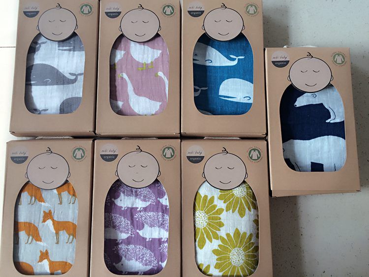 organic cotton baby swaddle