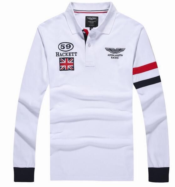 hackett long sleeve polo