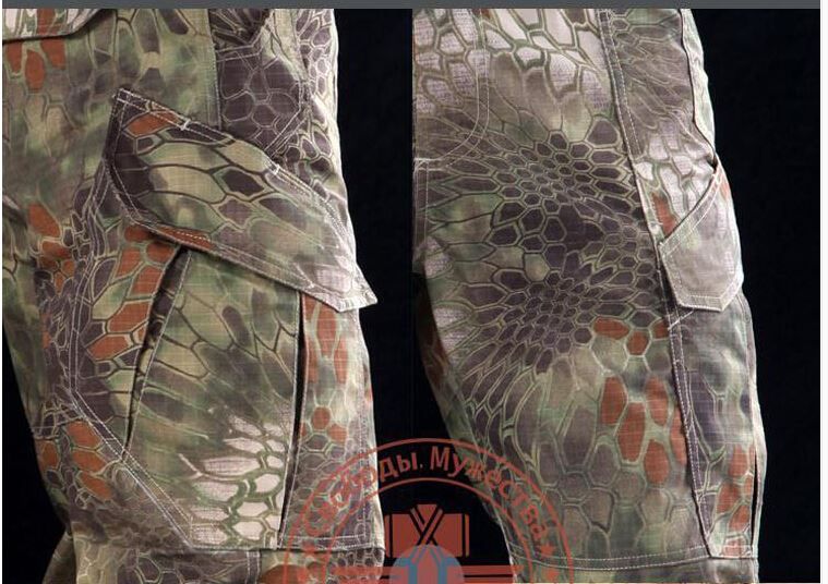 Wholesale Man Snake Camouflage Military Uniform Army SWAT Equipment