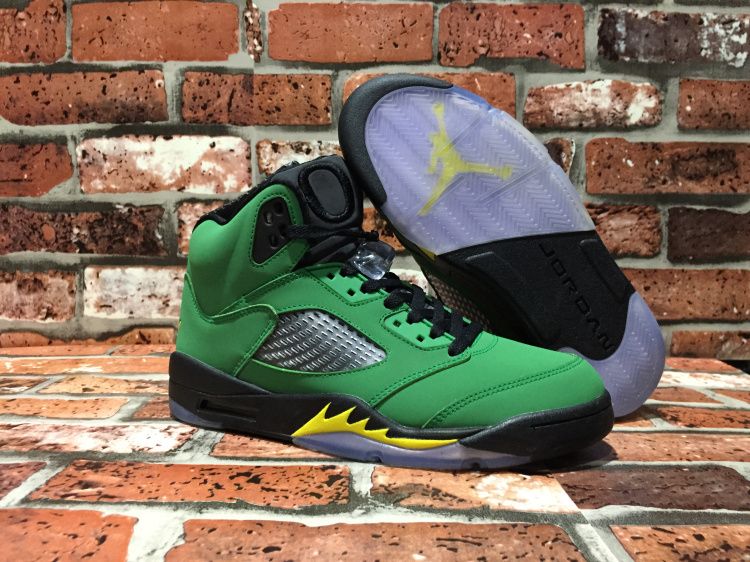 Compre Patos Nike Air Jordan 5 Oregon 5s Hombres Retros Verde Jordan 5s  Tamaño 8 13 Envío Gratis A 119,89 € Del Golder | DHgate.Com