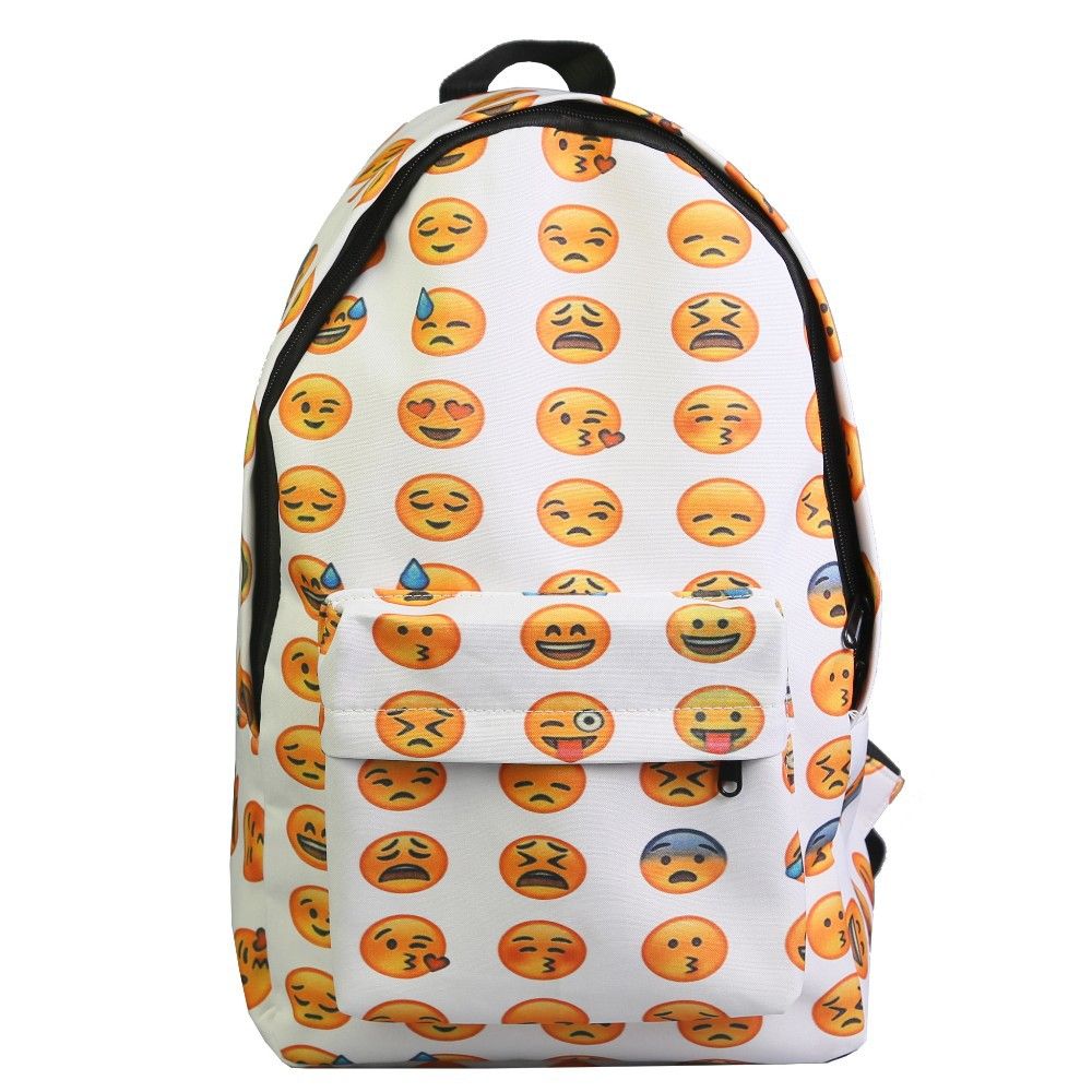 Teoría básica levantar Menstruación Mochilas Emoji Mujer Mochilas Mochilas Smiley Emoji Cara Impresión Bolsas  Escuela Para Adolescentes Moda Y Encantadoras Bolsas De Hombro Para Viajes  De 13,01 € | DHgate