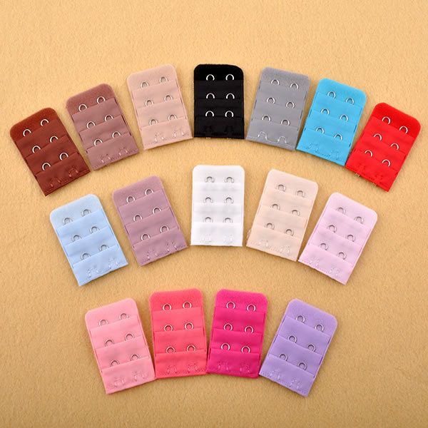 Women Ladies Bra Extender 2 Hook 3 Hook Back Clips Strap Buckle Clasp Strapless