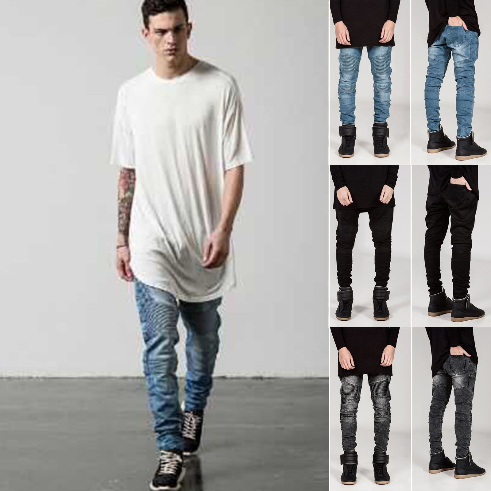 mens jean style trousers
