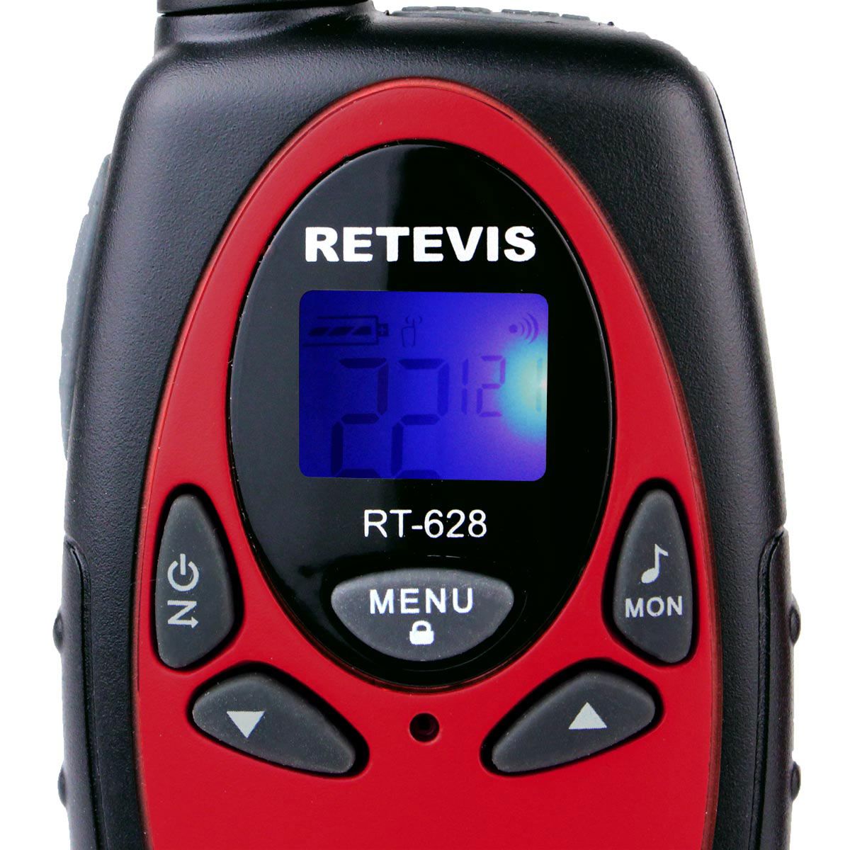RETEVIS RT628 New Red Walkie Talkie 0.5W UHF USA Frequency 462 467MHz
