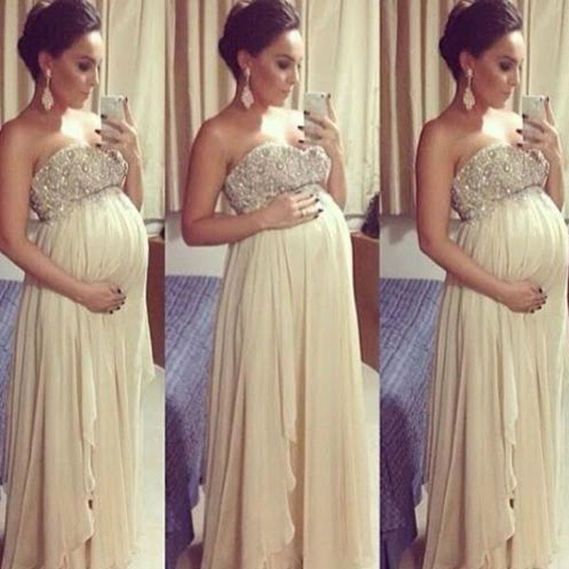 prom dress for pregnant girl