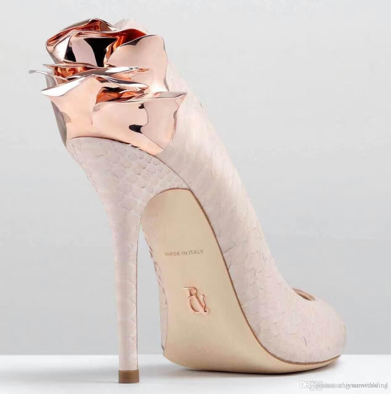 rose pink shoes for wedding