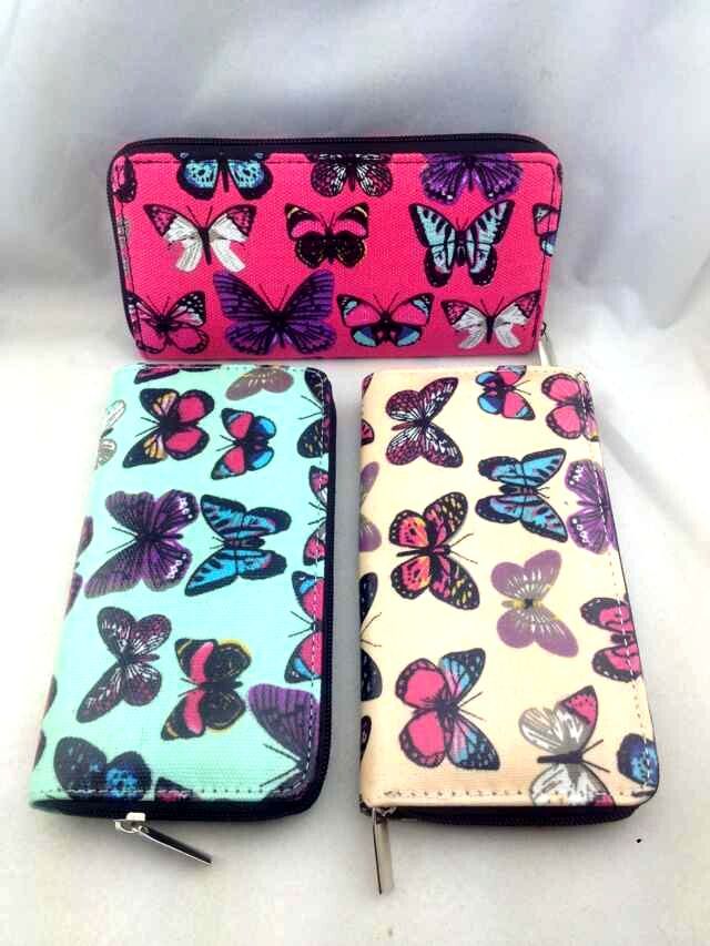 butterfly purses and wallets
