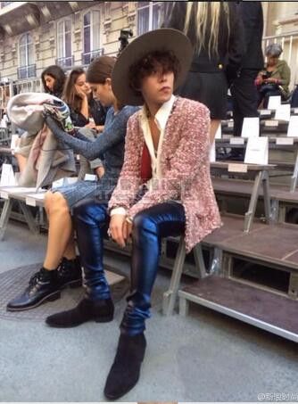 stacked heel mens boots