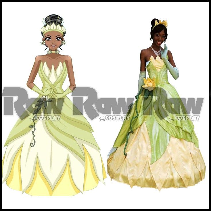 princess tiana prom dress