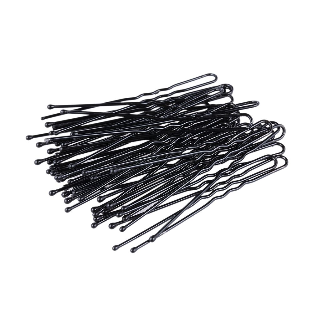 U Shape Bobby Pins Black Hair Clips Women Hairpins No Slip Grip