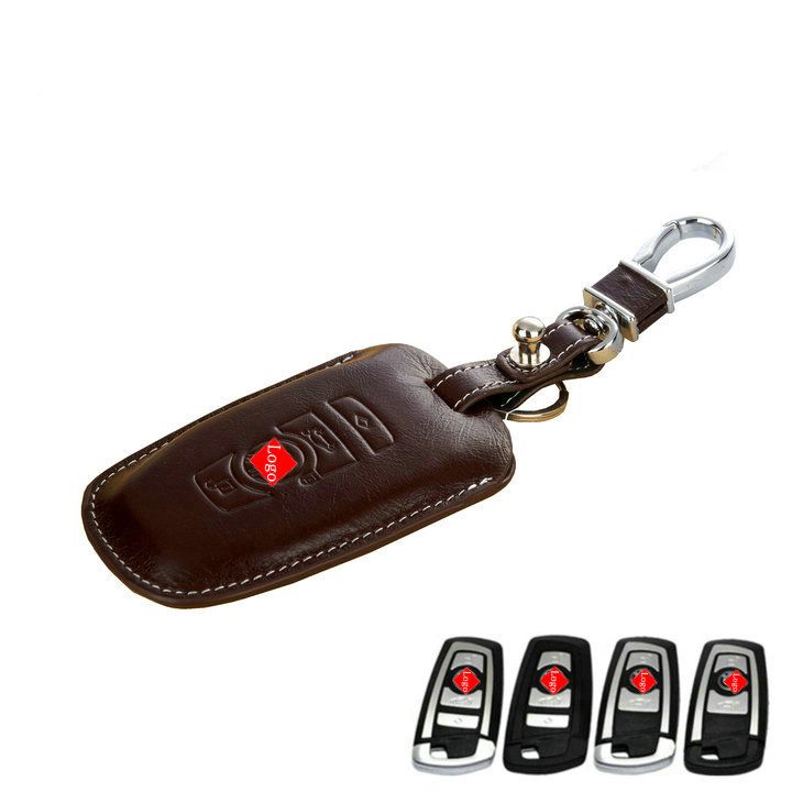 Leather Car Key Cover Case For for bmw X5 X6 new remote control protector case