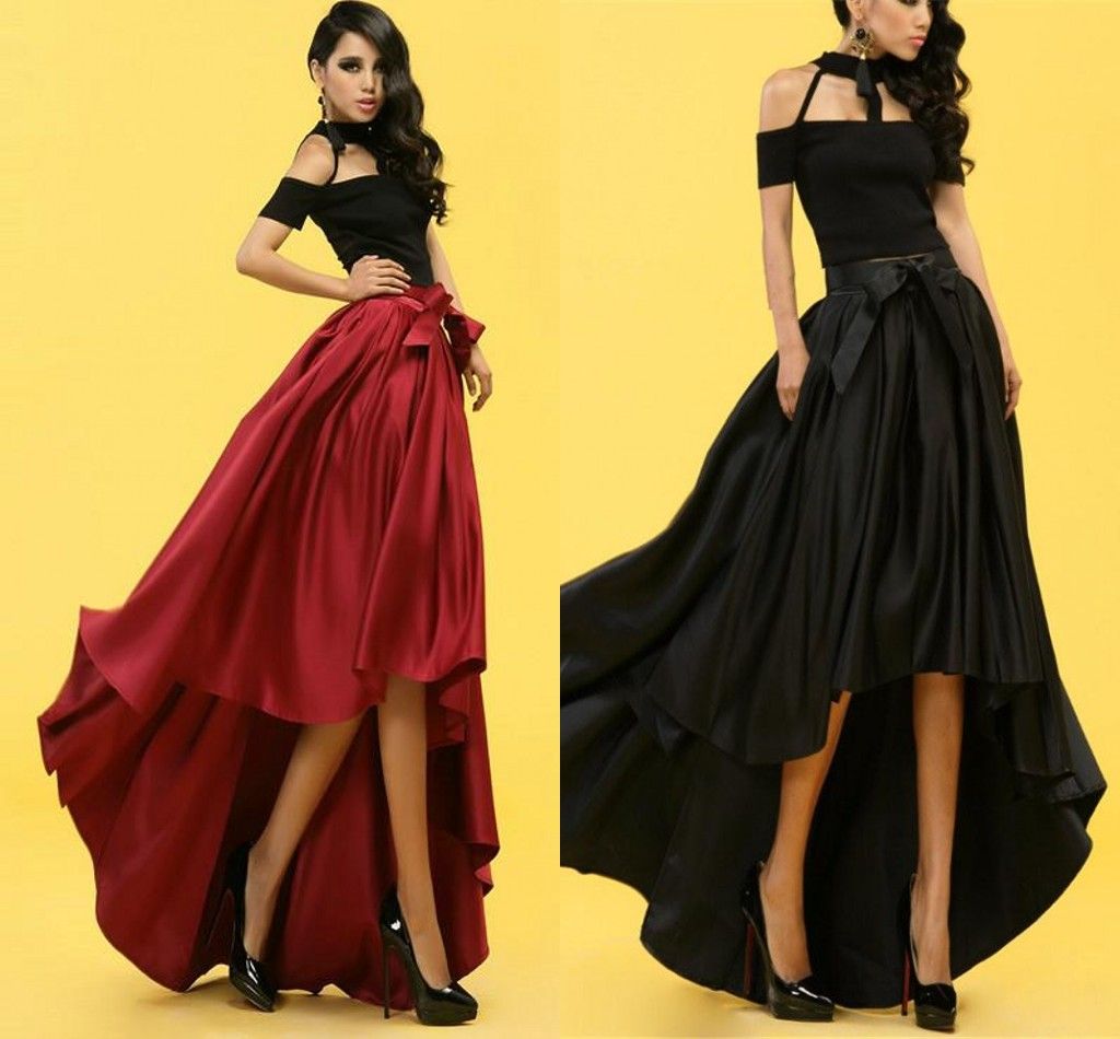 2020 Fashion High Waist Skirts Party Tutu Long Skirt Dovetail Maxi