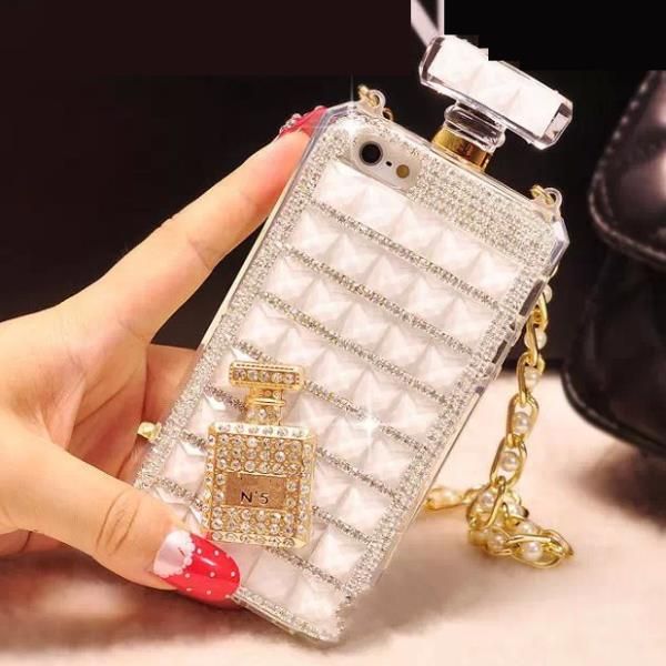 For Iphone7 7plus 6s Case Colorful Lady Crystal Perfume Bottle With Necklace Cover Case For I6 6plus With Retail Package Dhl Free Sca081 From Superbestway 4 64 Dhgate Com