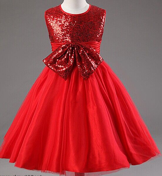 red rose flower girl dresses