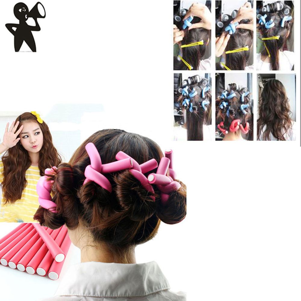 Hairstyle 7 Style Hair Curler Flexi Rods Soft Foam Bendy Hair