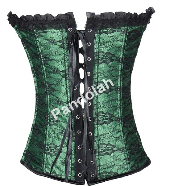 2021 Newest Women Sexy Body Shaper Corset Sexy Embroidery Flower Lace