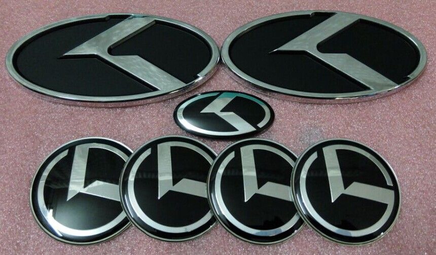 2021 New Black K Logo Badge For KIA OPTIMA K5 KIA CEED JD/Car Emblems