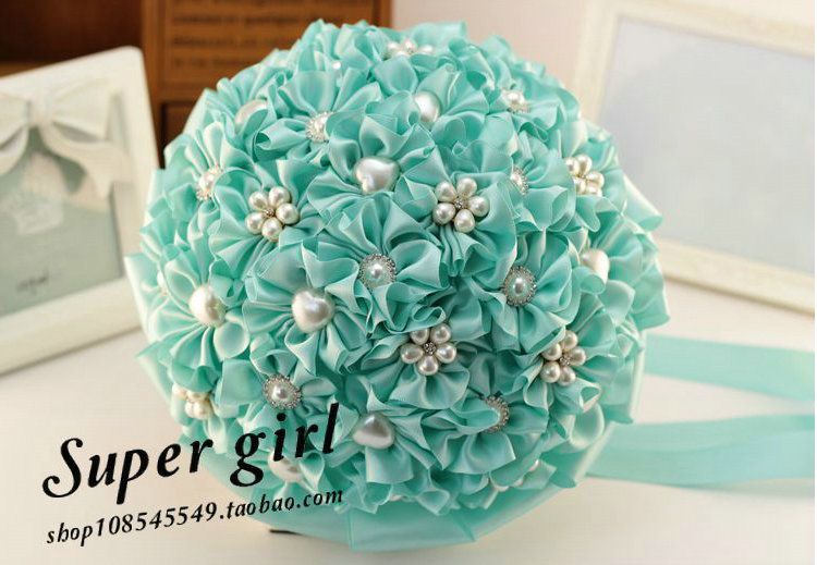mint green bouquet