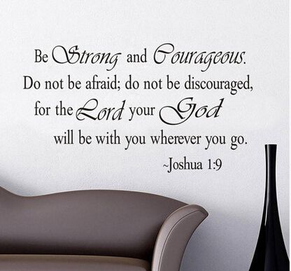 Christian Inspirational Quotes Vinyl Lettering Wall Stickers 8127 Decals For Living Bedroom Home Decoration English Quote Mural Wall Decals Mural Wall