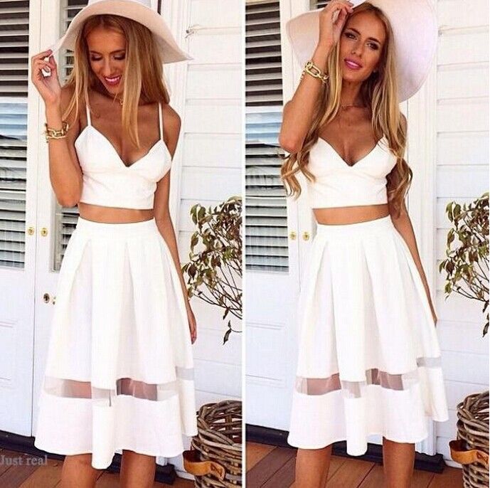 2 piece summer dresses