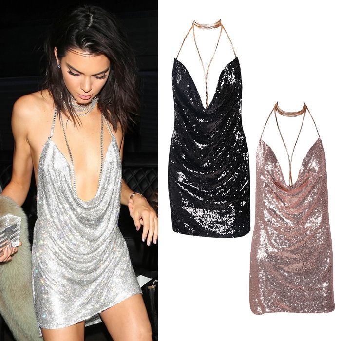 kendall jenner sequin dress