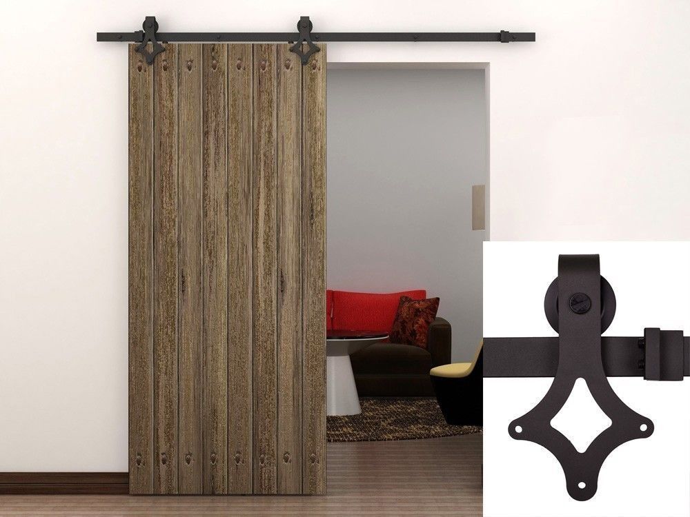 2019 Kin Made Wooden Barn Door Kits Sliding Door Track Home