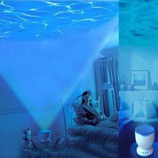 2020 Night Sleep Light Speakers Romantic Dream Ocean Waves Style