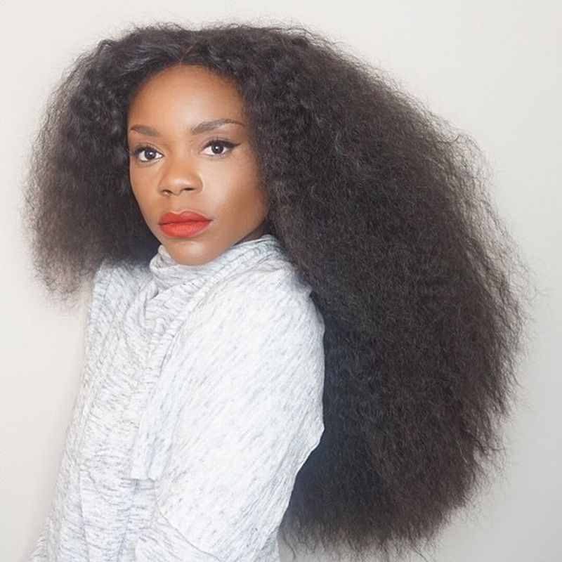 High Quality 150 Density Malaysian Kinky Straight Glueless Lace