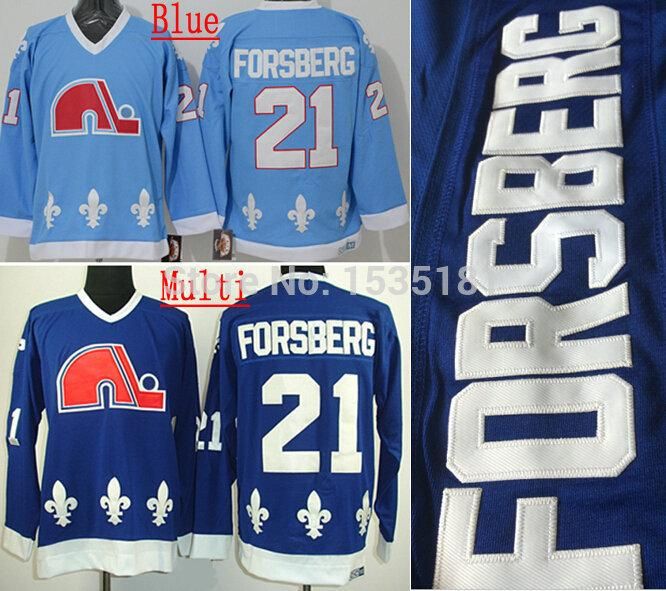 2021 2016 New, Cheap Mens Quebec Nordiques 21 Peter Forsberg Jersey