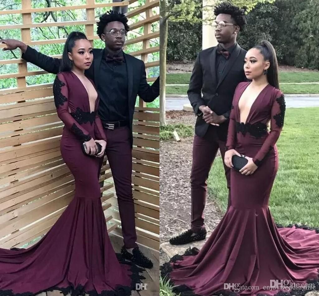 long sleeve prom dresses 2018