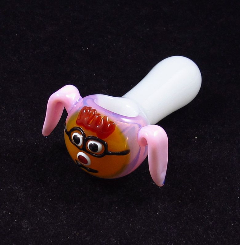 2021 1038 Lovely Pink Dog Glass Bong Bowl Smoking Pipes Tobacco Spoon Animal Pipe Hand Pipes Length 4 Inch From Sunshinestore 10 8 Dhgate Com