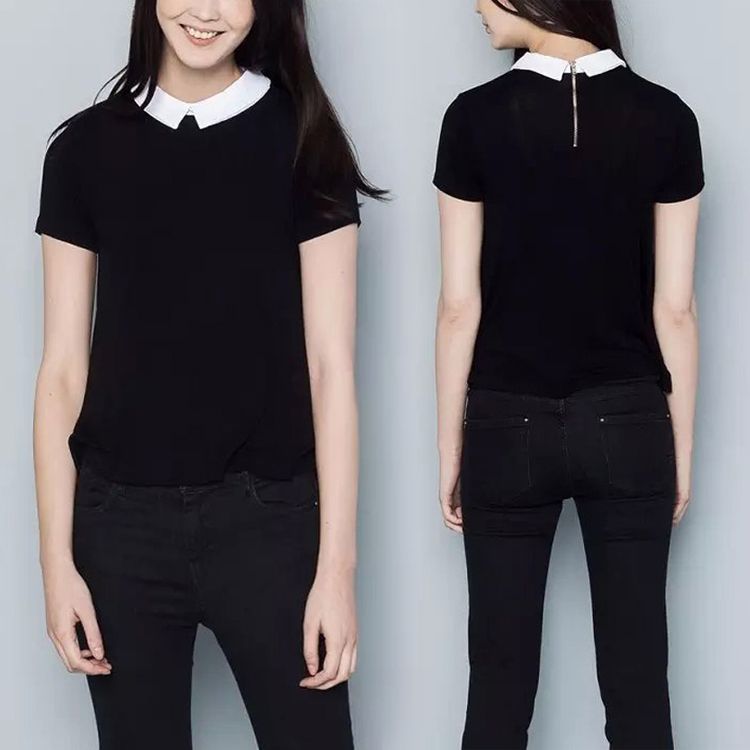 peter pan collar shirt womens